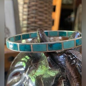 Silpada Turquoise& Sterling Silver Bracelet